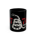 1776 Collective Gadsden Snake Coffee Mug — Black 11oz/15oz
