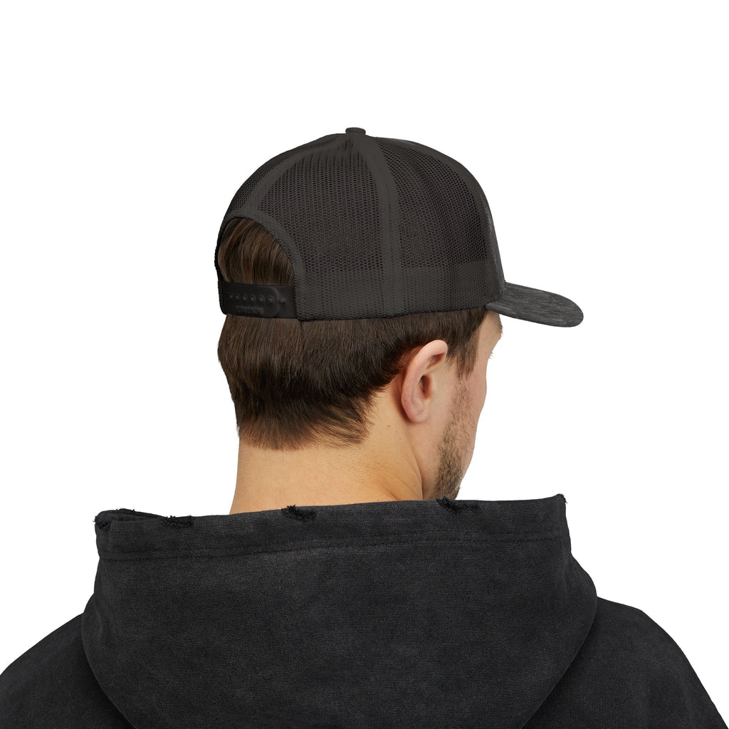 Chaos Coordinator Trucker Cap — Glitter Script Snapback Hat