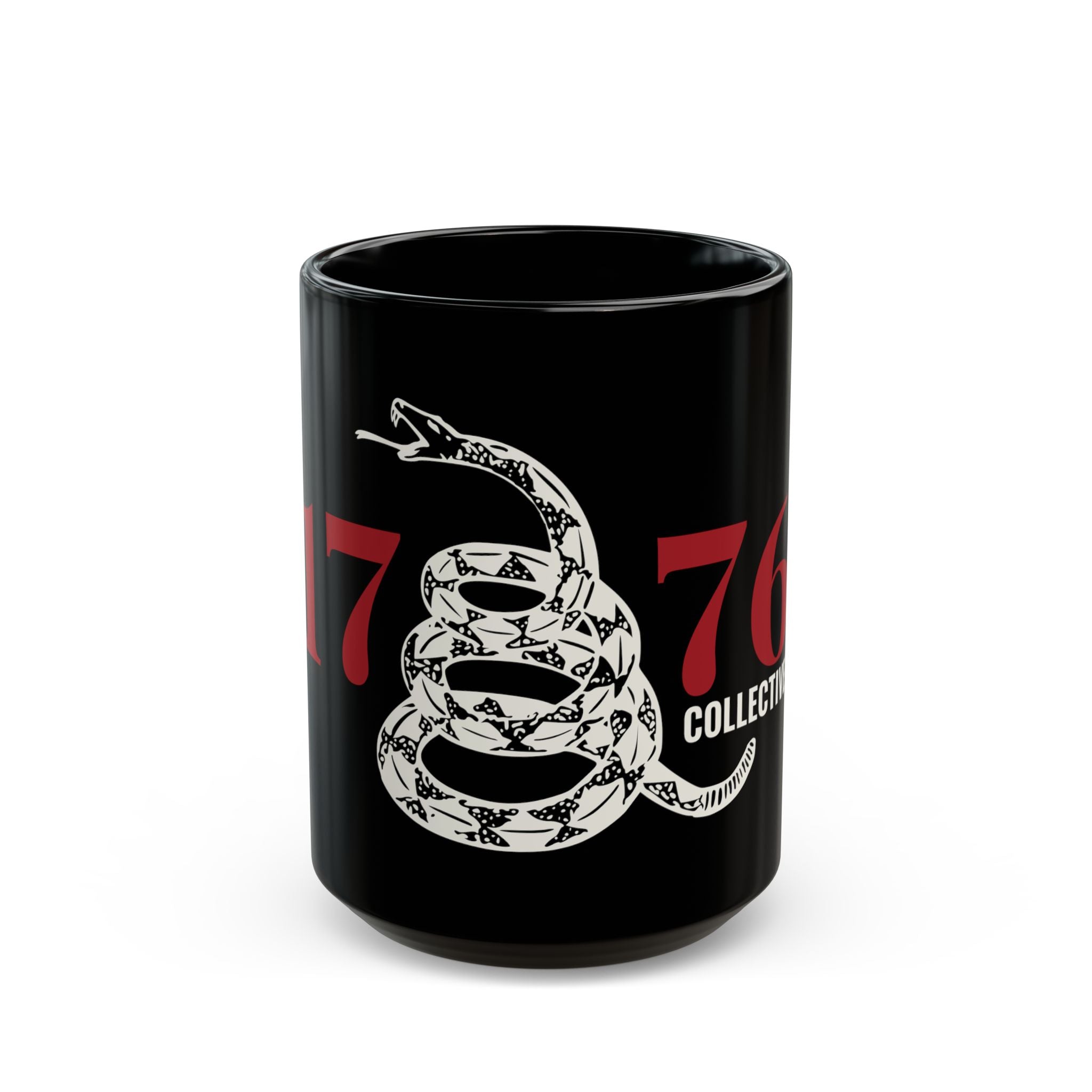 1776 Collective Gadsden Snake Coffee Mug — Black 11oz/15oz