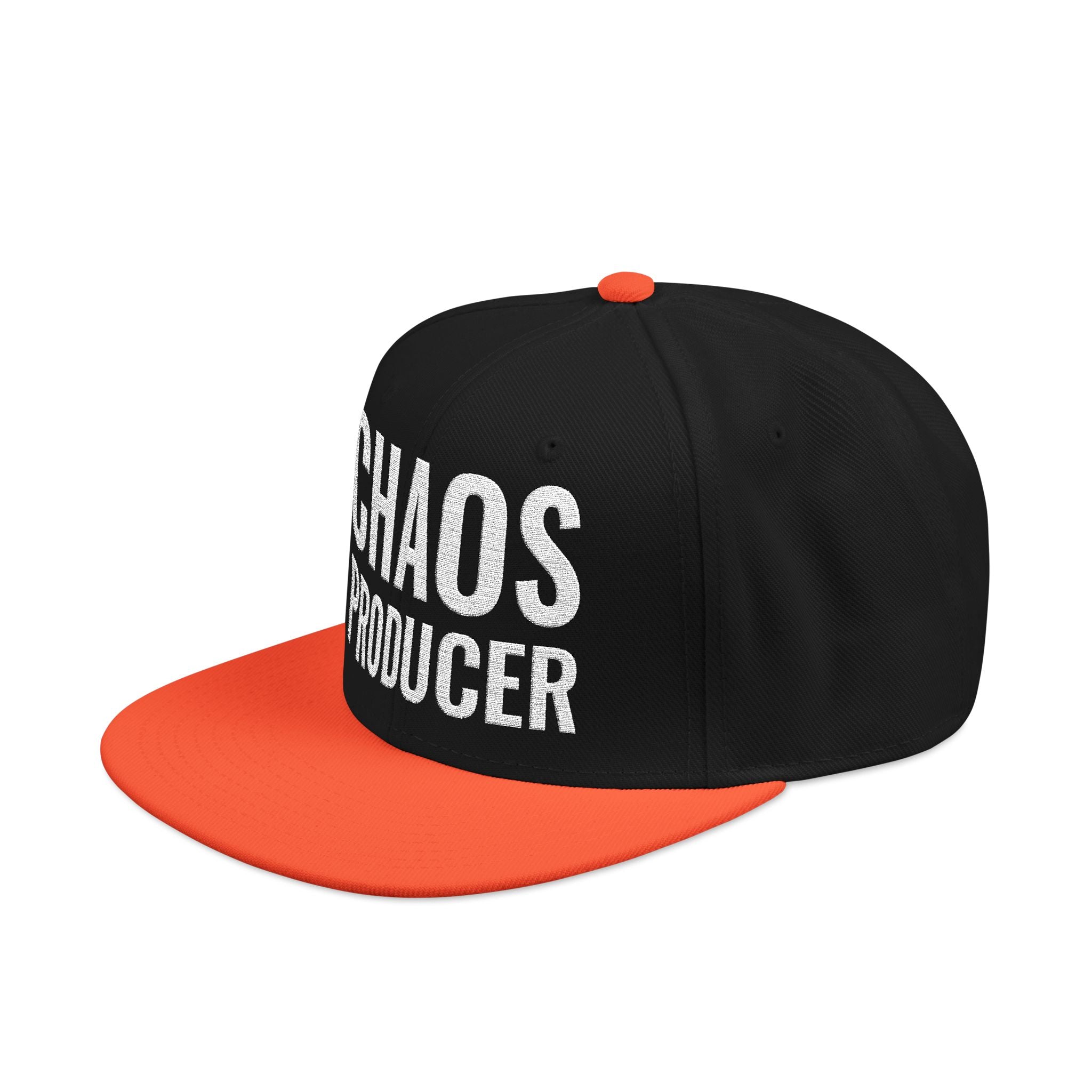 Snapback Hat — "Chaos Producer" Embroidered 1776 Retro Streetwear Cap