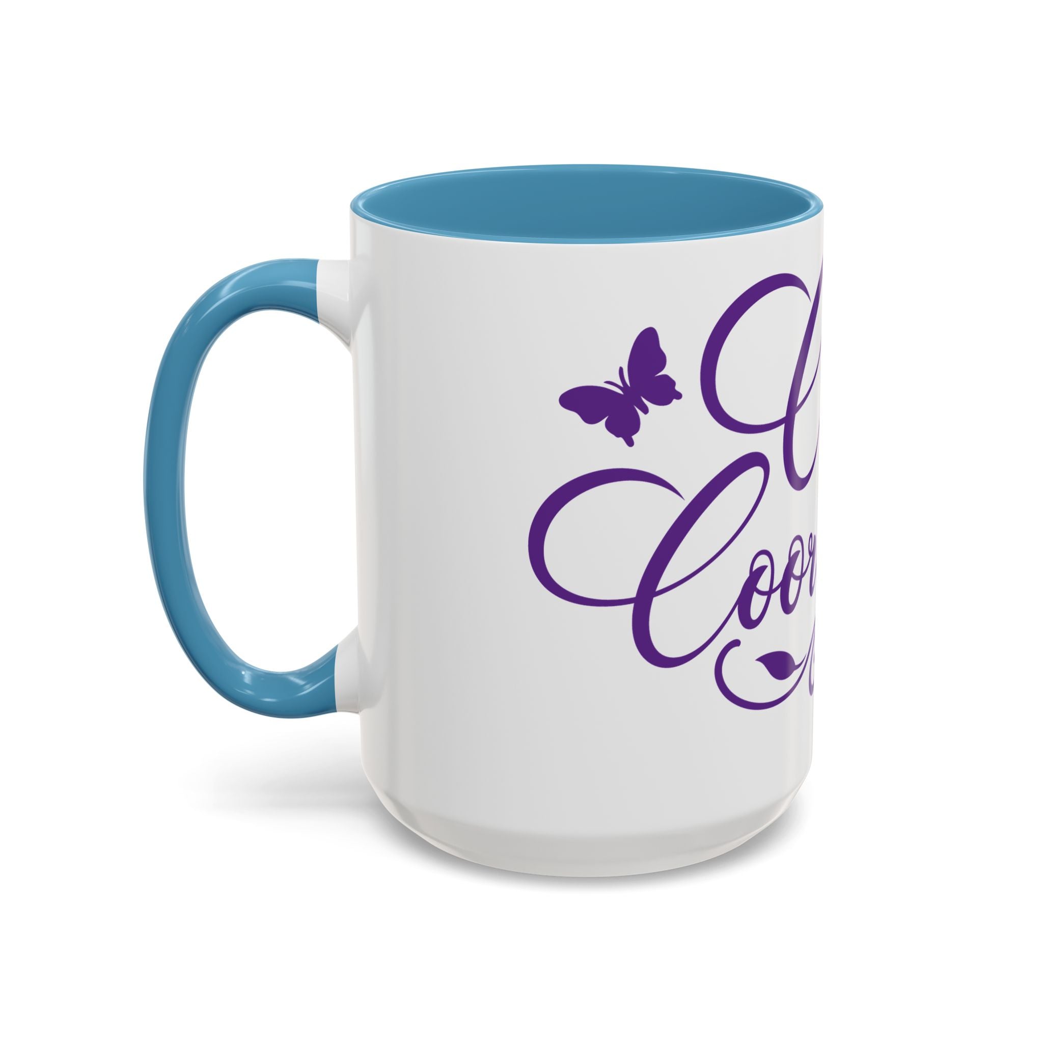 Chaos Coordinator Accent Coffee Mug (11/15 oz) Purple/Blue