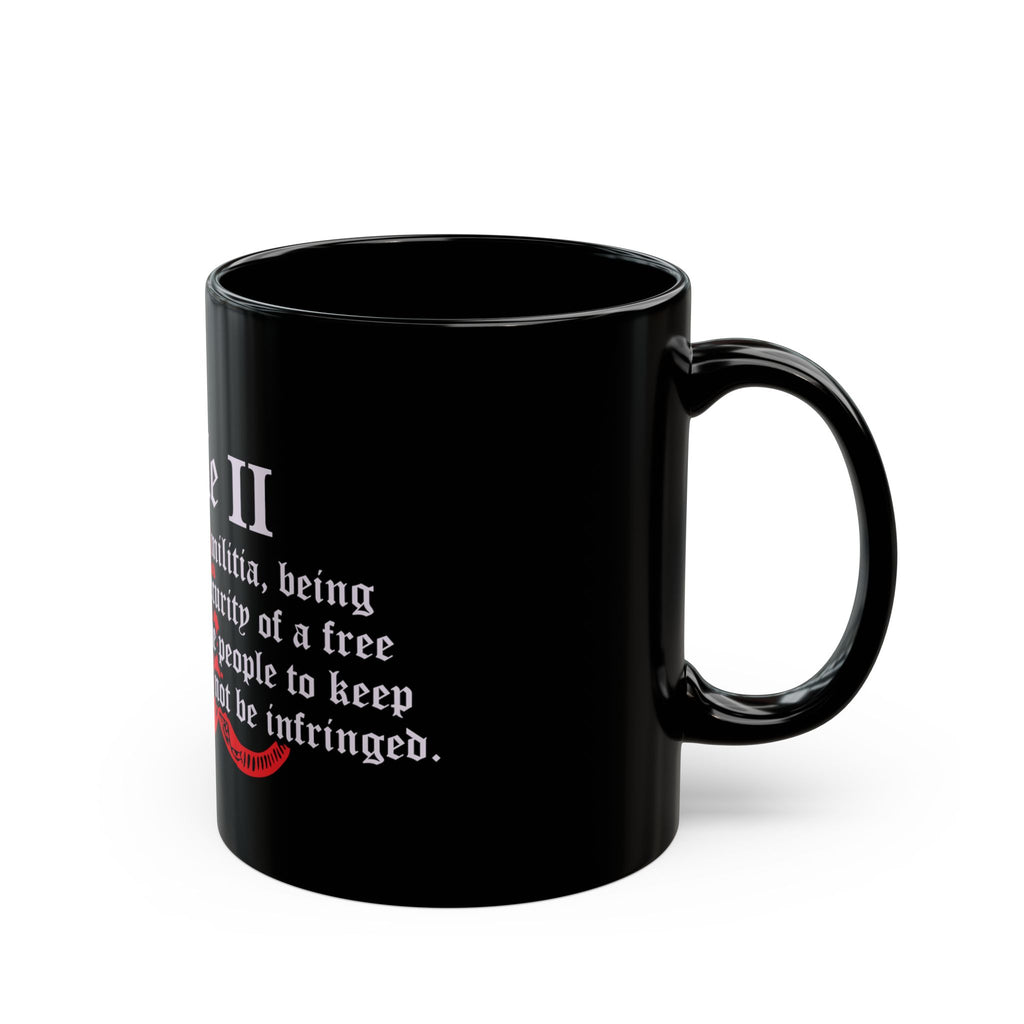 Article II Coffee Mug – 2nd Amendment Black Ceramic Mug