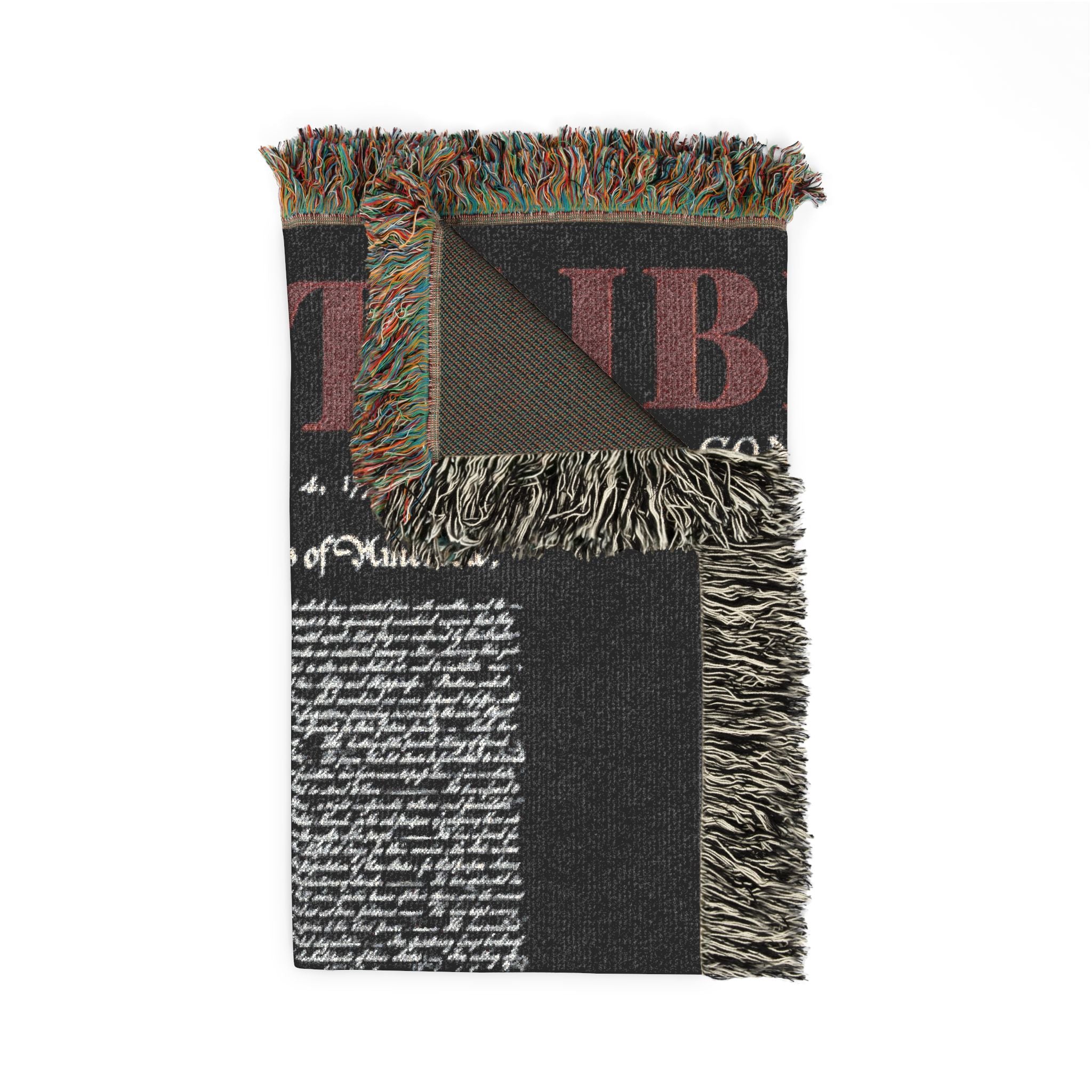 Liberty or Death Declaration Woven Blanket