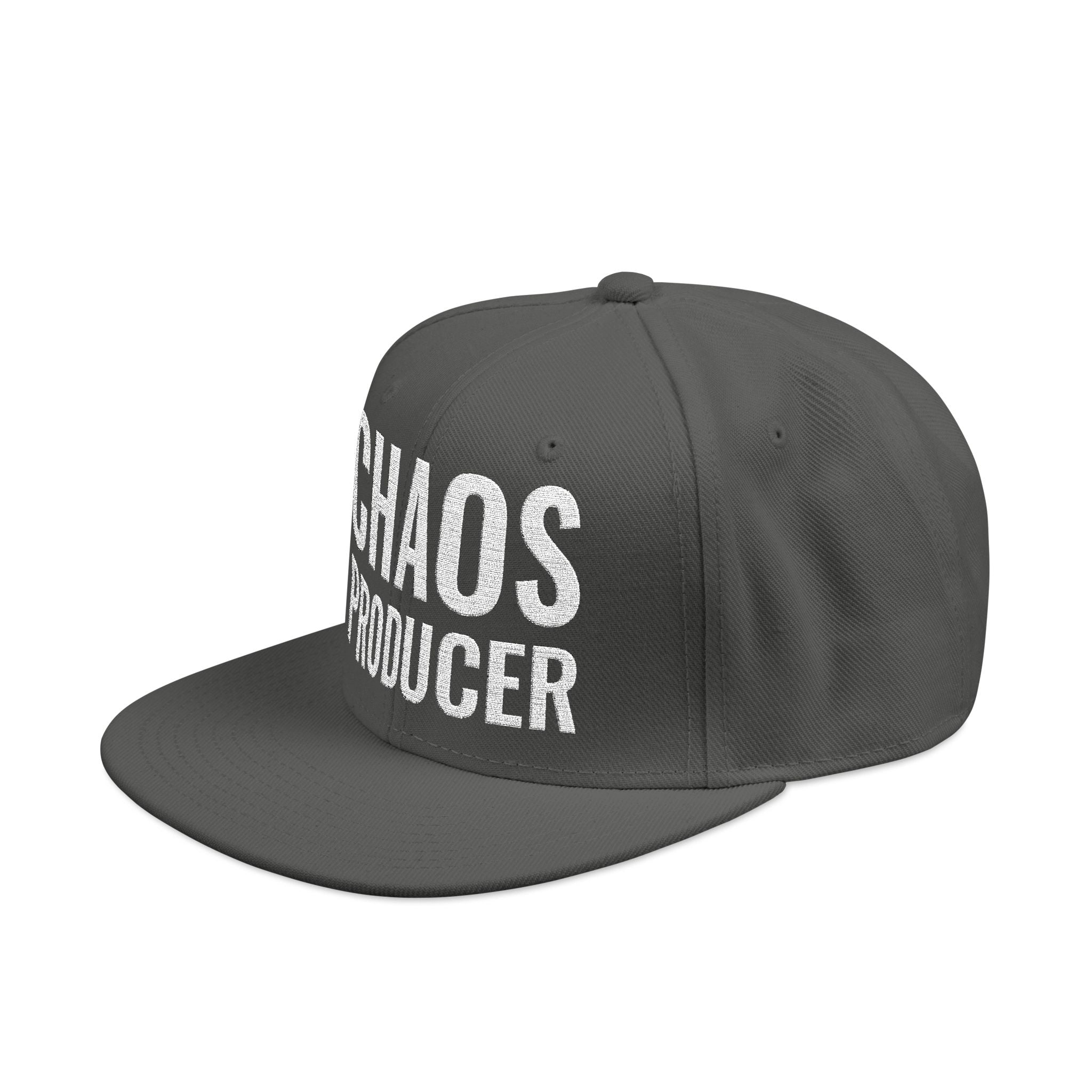 Snapback Hat — "Chaos Producer" Embroidered 1776 Retro Streetwear Cap