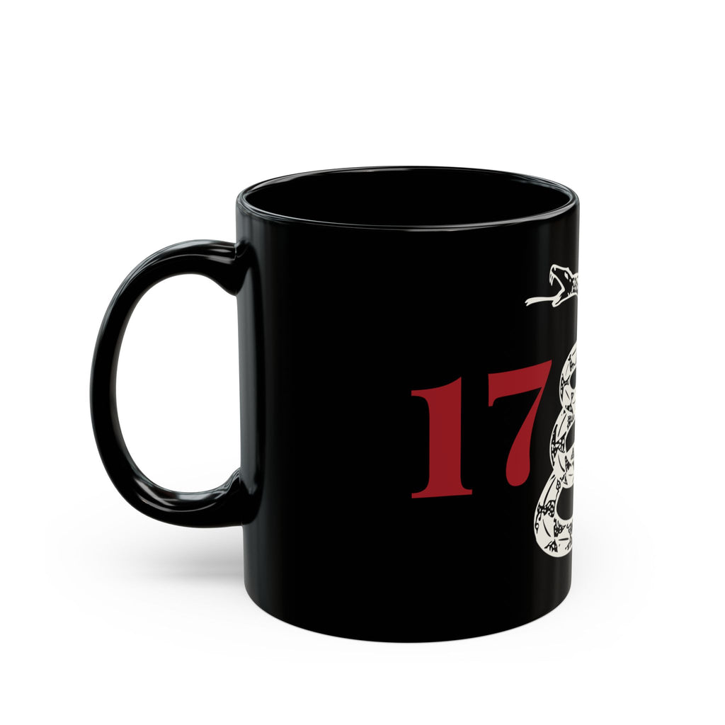 1776 Collective Gadsden Snake Coffee Mug — Black 11oz/15oz