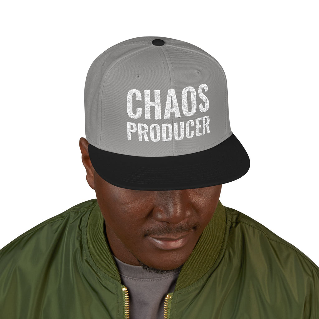 Snapback Hat — "Chaos Producer" Embroidered 1776 Retro Streetwear Cap