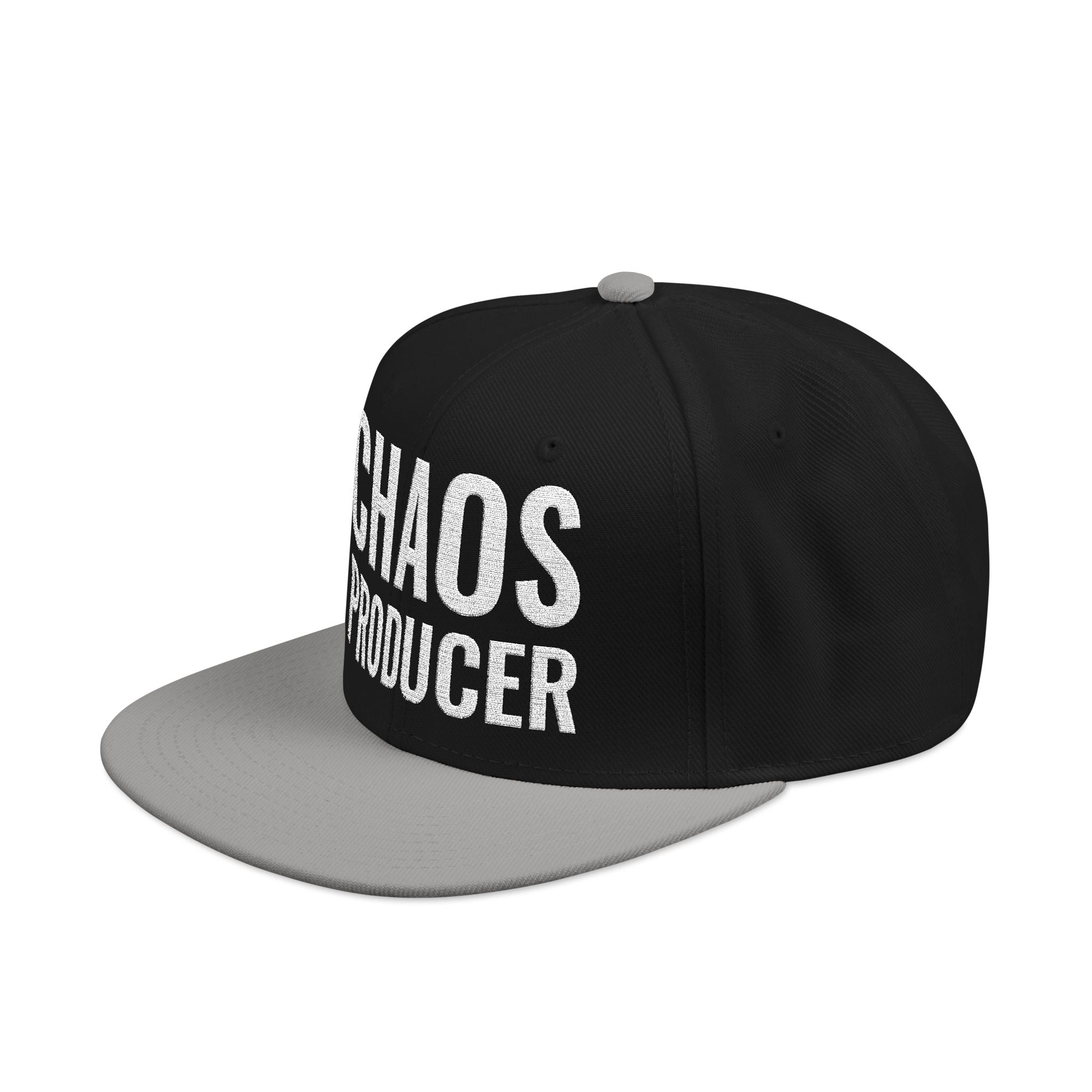 Snapback Hat — "Chaos Producer" Embroidered 1776 Retro Streetwear Cap
