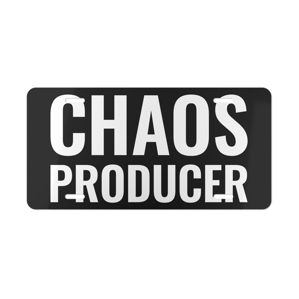 Chaos Producer Vanity Plate