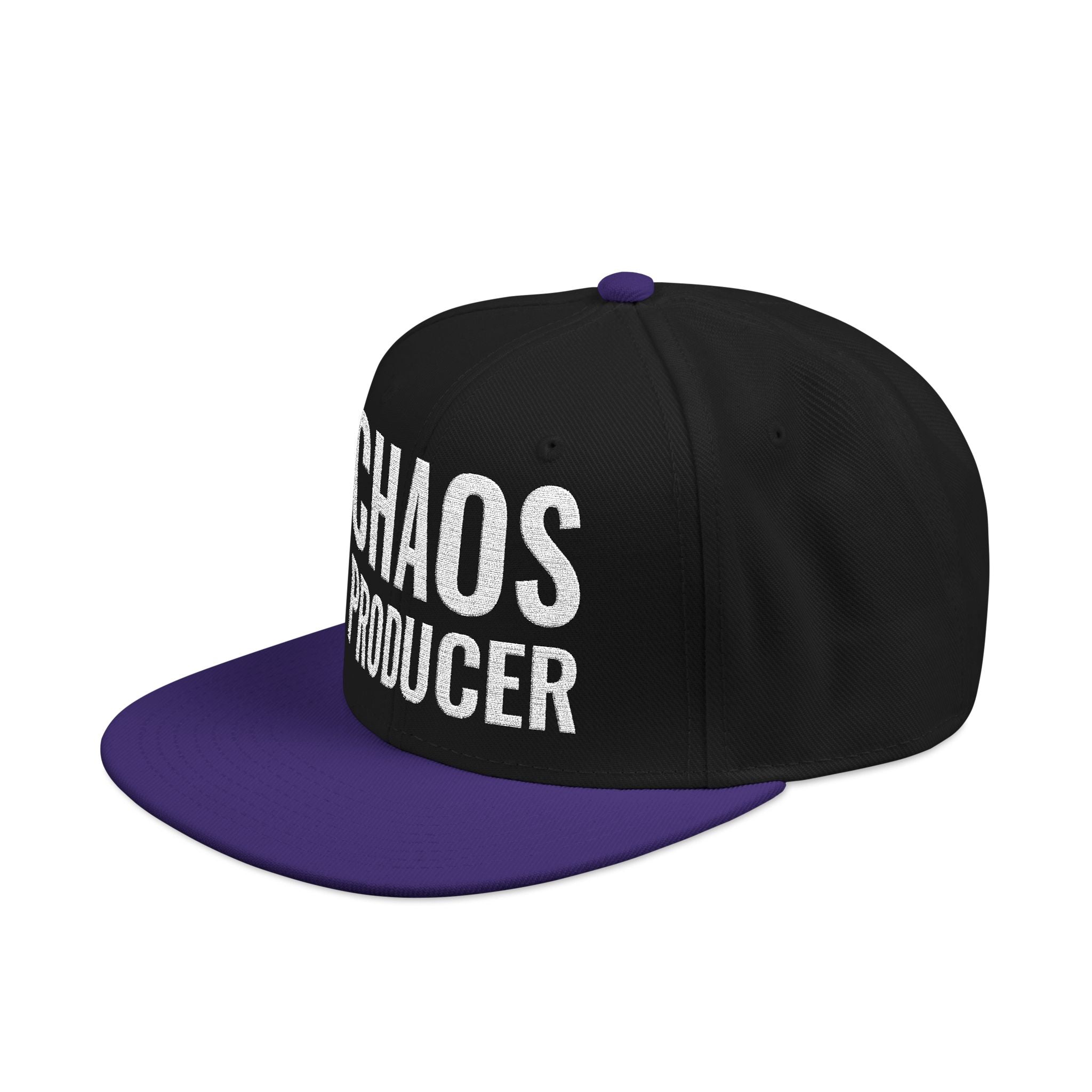 Snapback Hat — "Chaos Producer" Embroidered 1776 Retro Streetwear Cap
