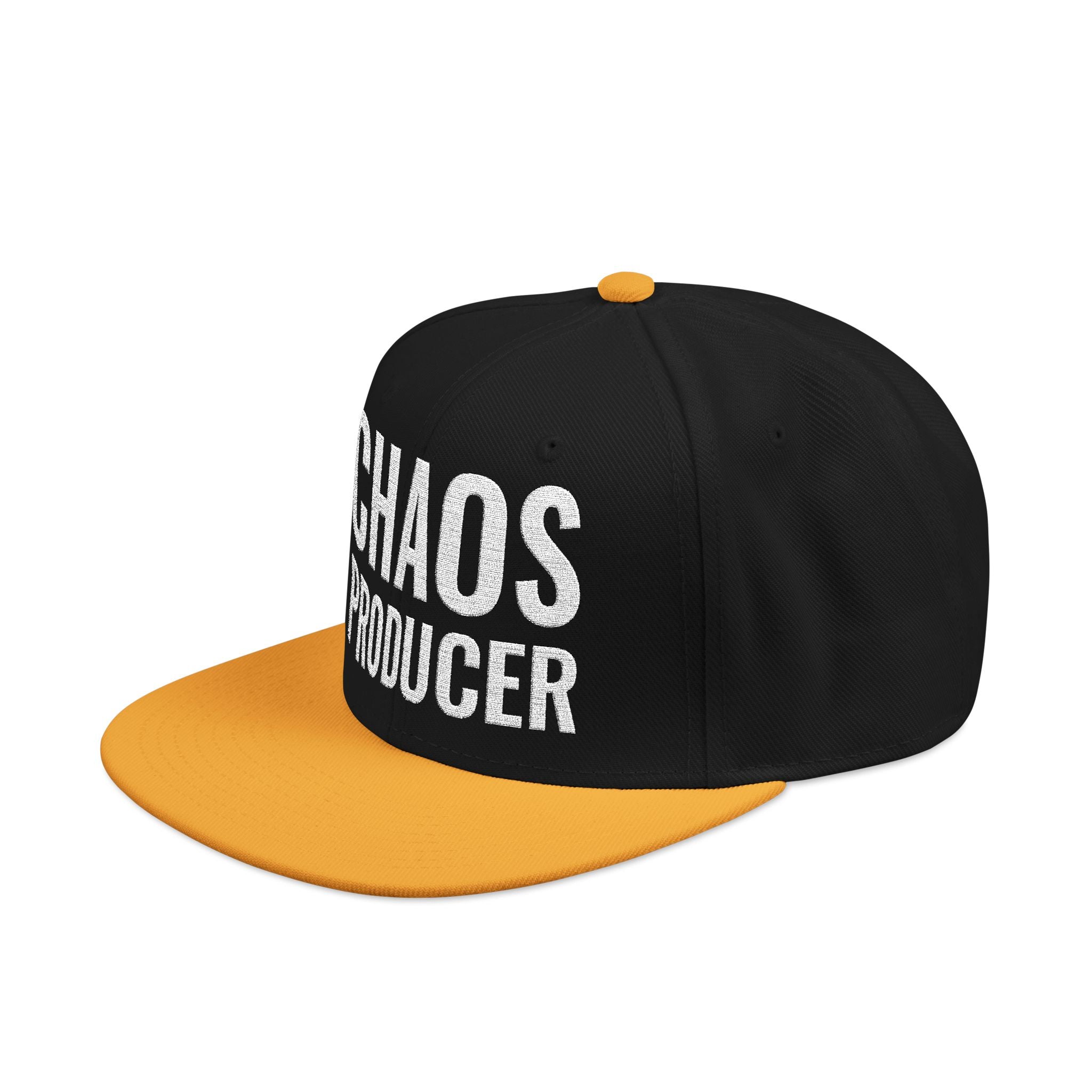 Snapback Hat — "Chaos Producer" Embroidered 1776 Retro Streetwear Cap