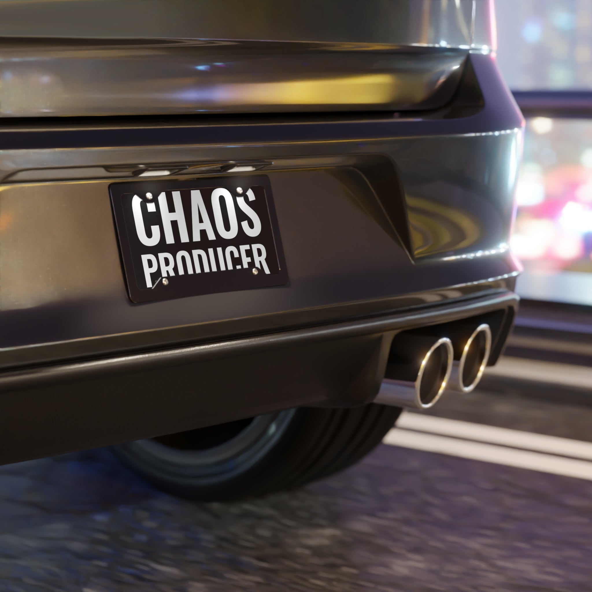 Chaos Producer Vanity Plate