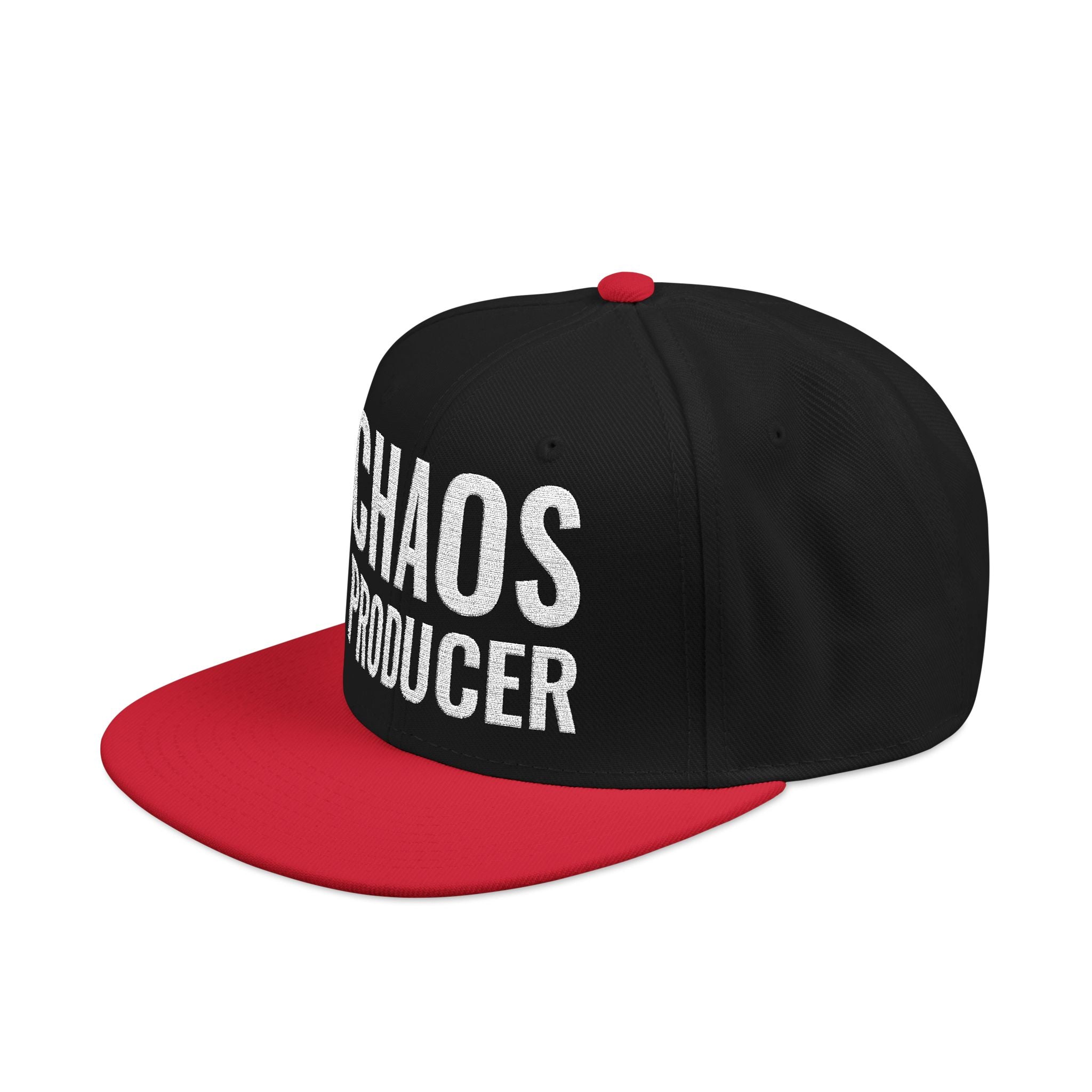 Snapback Hat — "Chaos Producer" Embroidered 1776 Retro Streetwear Cap