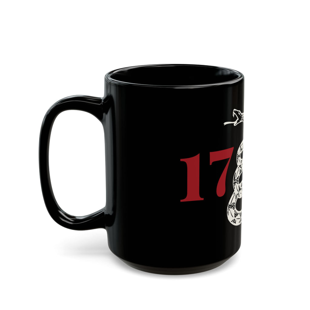 1776 Collective Gadsden Snake Coffee Mug — Black 11oz/15oz