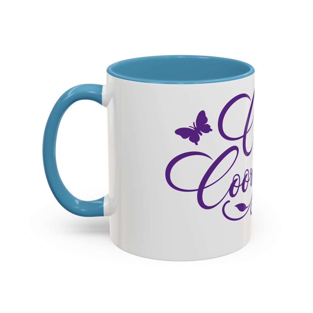 Chaos Coordinator Accent Coffee Mug (11/15 oz) Purple/Blue
