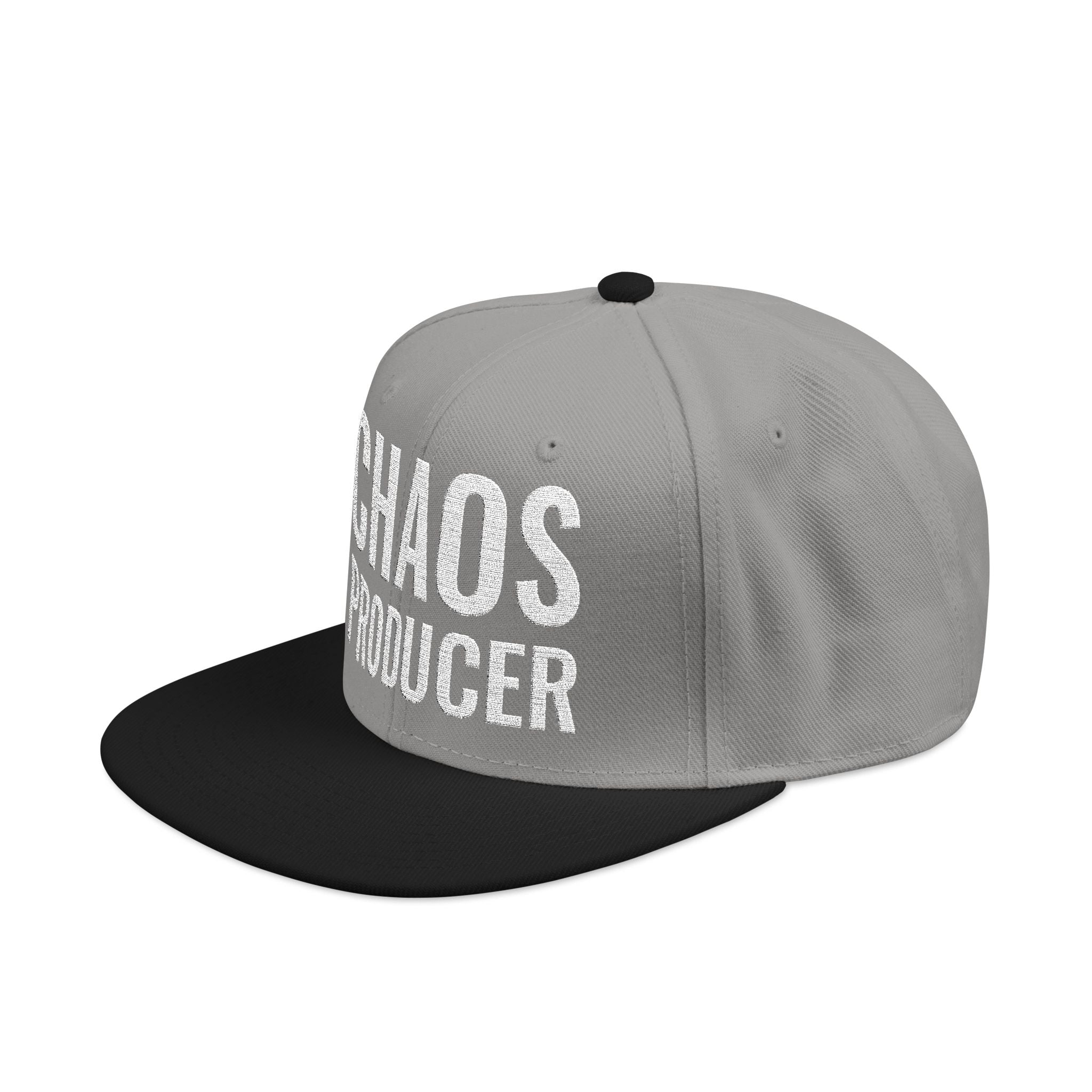 Snapback Hat — "Chaos Producer" Embroidered 1776 Retro Streetwear Cap