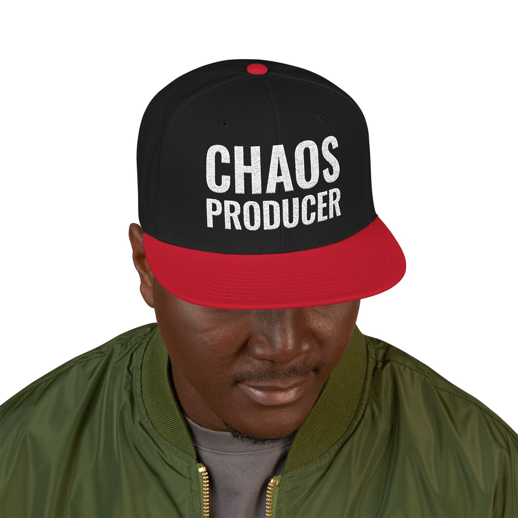 Snapback Hat — "Chaos Producer" Embroidered 1776 Retro Streetwear Cap