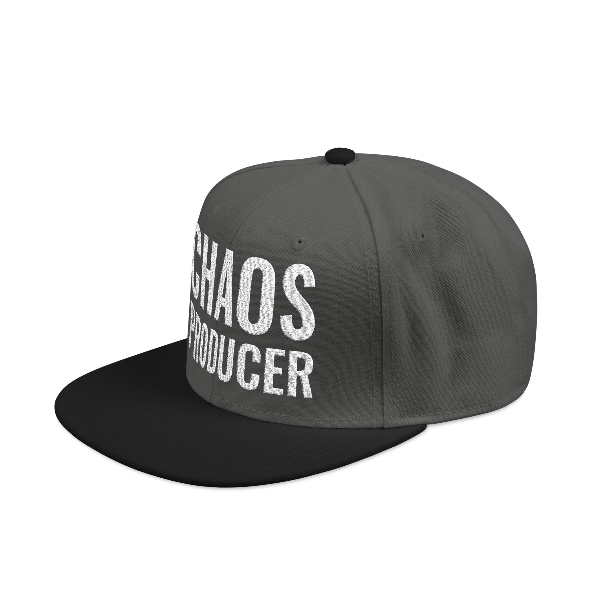 Snapback Hat — "Chaos Producer" Embroidered 1776 Retro Streetwear Cap